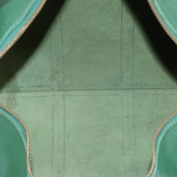 LOUIS VUITTON Epi Keepall 45 Boston Bag Green M42974 LV Auth 96866 - Picture 11 of 16